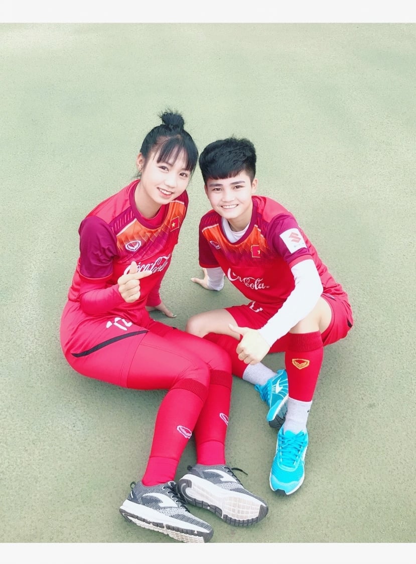 Trước khi lên tuyển nữ Việt Nam, Trần Thị Duyên từng khoác áo nhiều đội tuyển trẻ quốc gia