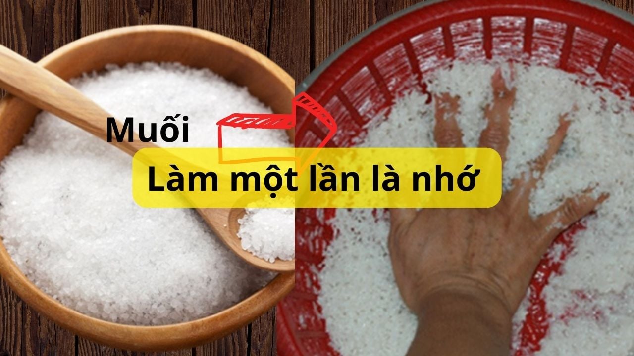 Cho vài hạt muối vào vo gạo, công dụng bất ngờ người nội trợ không áp dụng thì quá phí