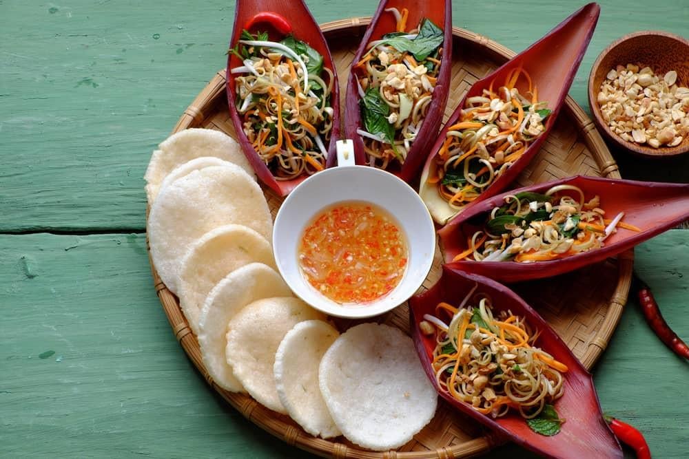 nộm bắp chuối