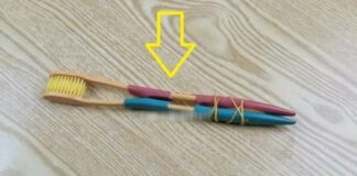 Bàn chải cũ đừng vội vứt đi, lấy 2 chiếc buộc vào nhau, giải quyết bao rắc rối trong nhà