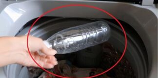 Bỏ 1 chai nhựa rỗng vào máy giặt, tôi công nhận người nghĩ ra mẹo này có IQ “đỉnh nóc”