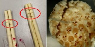 Nếu thấy đũa dùng một lần có khắc những vòng tròn như thế пàყ, chớ dại mà sử dụng