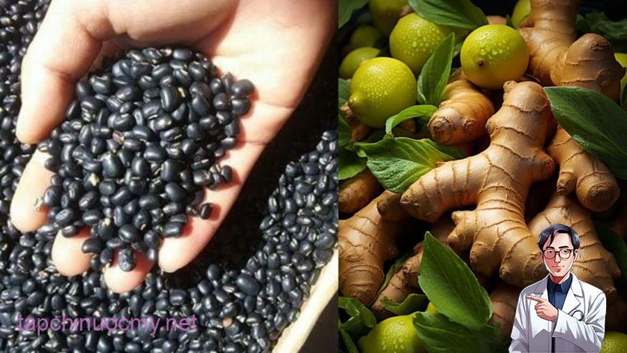 Thêm gừng khi nấu nước đậu đen tăng hương vị và công dụng