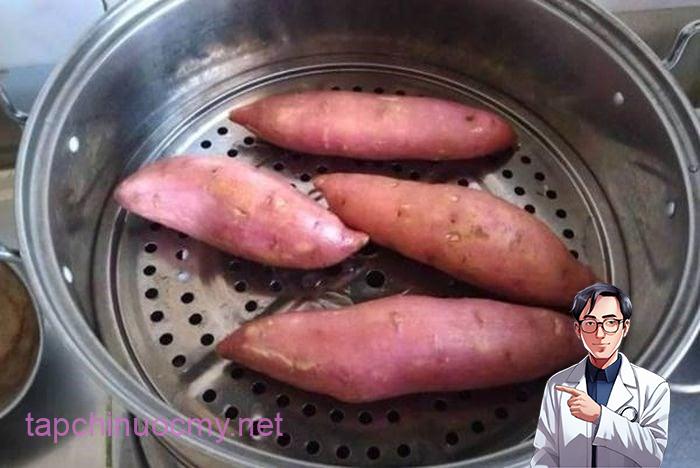 Khoai lang là thực phẩm chứa nhiều kali