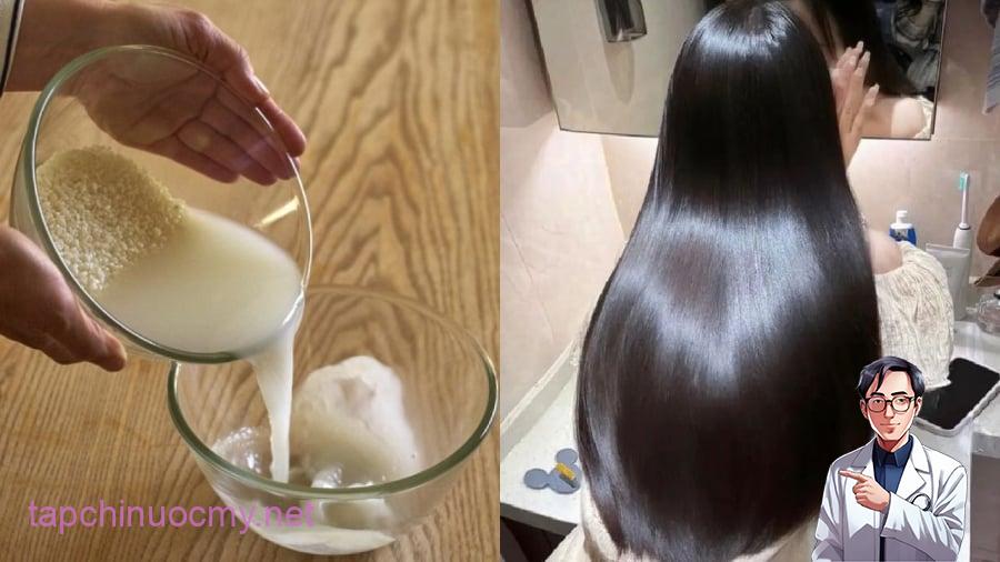 Nước vo gạo mang ʟại nhiḕu ʟợi ích tuyệt vời cho mái tóc.