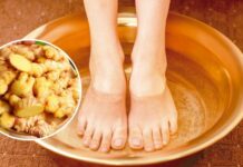 Ngâm chân bằng nước gừng ấm trước khi ngủ có 4 lợi ích tuyệt vời, tốt cho cả nam và nữ