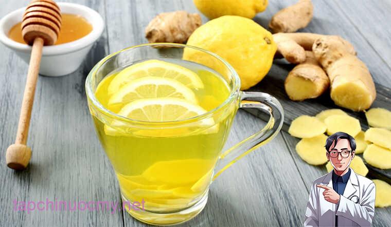 Nước chanh gừng loãng giúp ngủ sâu, tan mỡ bụng