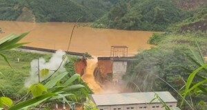 Hoàn lưu bão Matmo gây ngập lụt “chưa từng có trong tiền lệ” ở Thái Nguyên