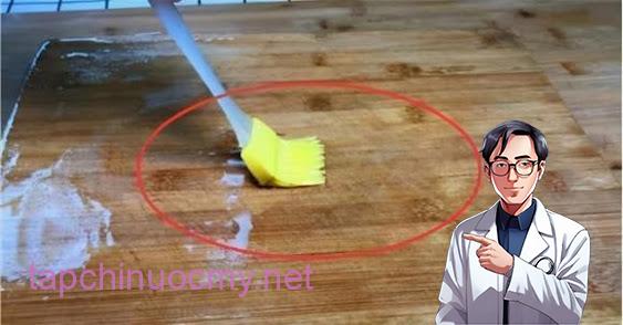 Thớt bẩn không dùng nước rửa bát, mách bạn mẹo rửa sạch như mới và không bị mốc