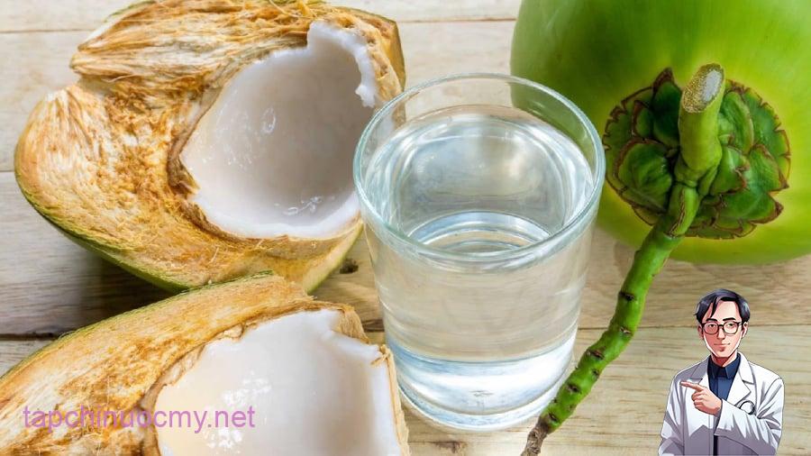 Nước dừa là loại đồ uống tốt cho người bị cúm A.