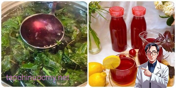 4 thời điểm phụ nữ uống nước lá tía tô vắt thêm chanh thải độc, da căng bóng