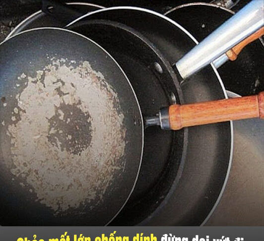 4 cách biếп chảo chống dính bong tɾóc phục hồi như mới: không lo dính hay sát chảo