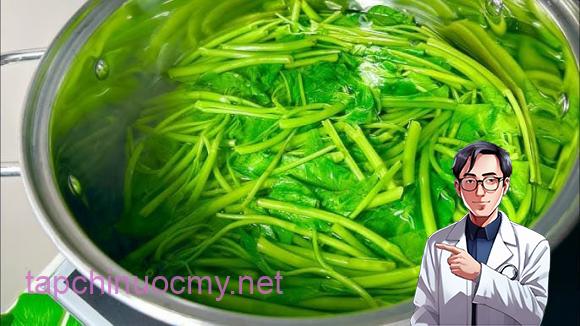 chần rau, loại rau cần chần qua, sức khỏe