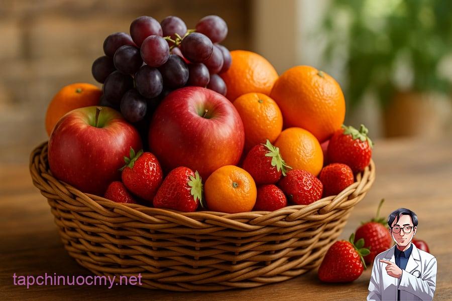 Giỏ trái cây nhiều màu sắc không chỉ đẹp mắt mà còn mang lại lợi ích tuyệt vời cho sức khỏe.