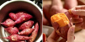 Luộc khoai lang đừng chỉ cho nước lã, thêm 1 thìa này, củ nào cũng bở, ngọt lừ