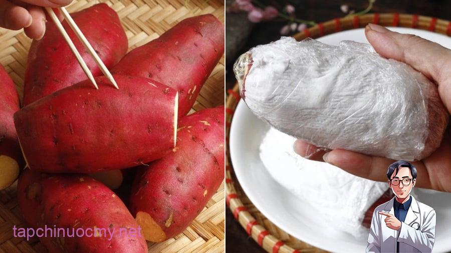 Bạn có thể làm chín khoai bằng lò vi sóng.