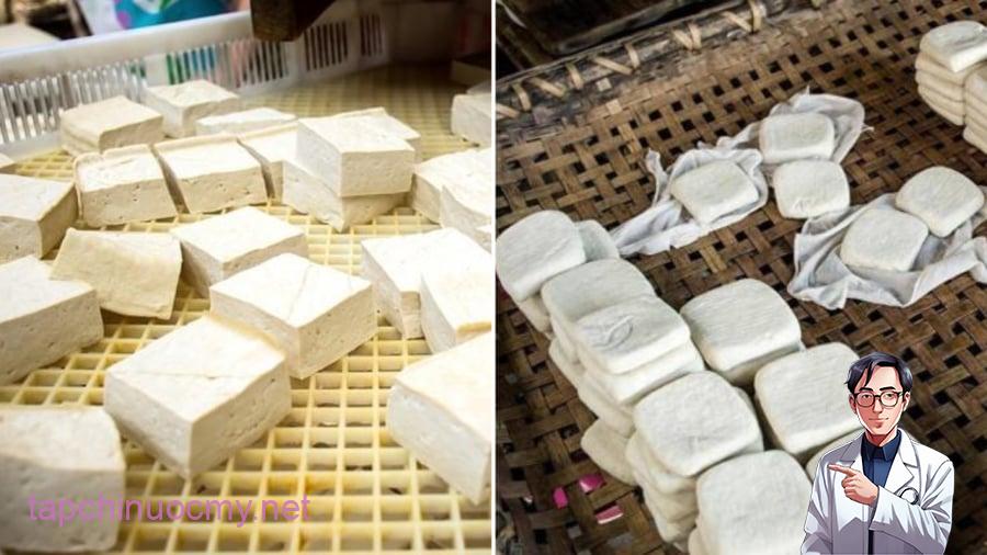 Để phân biệt đậu phụ sạch và đậu phụ thạch cao, bạn cần quan sát màu sắc, kết cấu, mùi hương của miếng đậu.