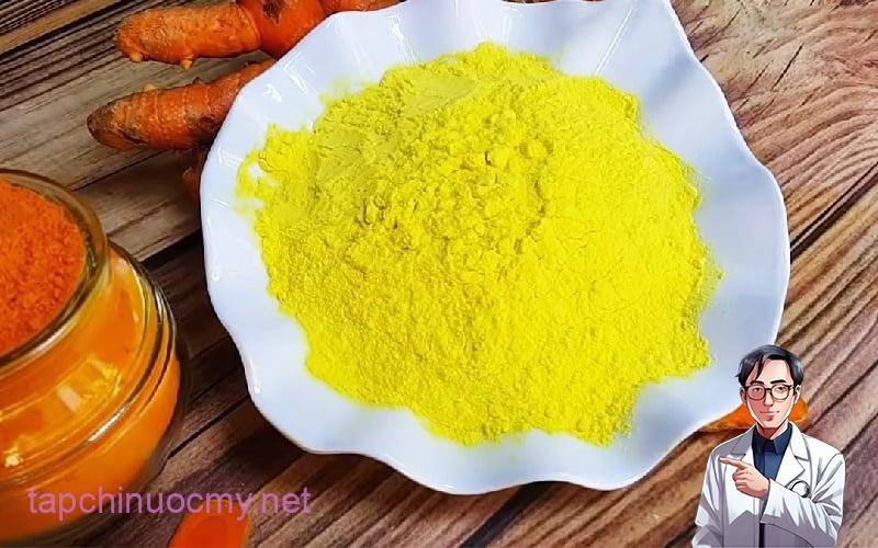 Tinh bột nghệ có tính hoạt huyết mạnh