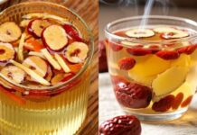 Cách uống trà gừng táo đỏ giảm cân nhanh, da hồng hào