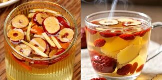 Cách uống trà gừng táo đỏ giảm cân nhanh, da hồng hào