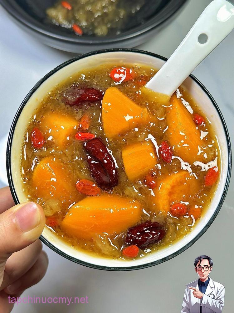 5 công thức chè dưỡng nhan cho mùa thu đông, không chỉ giúp da căng tràn sức sống mà tóc cũng suôn mượt, không rụng - Ảnh 5.