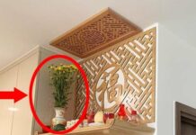 Vì sao người giàu luôn đặt bình hoa bên trái bàn thờ khi thắp hương?