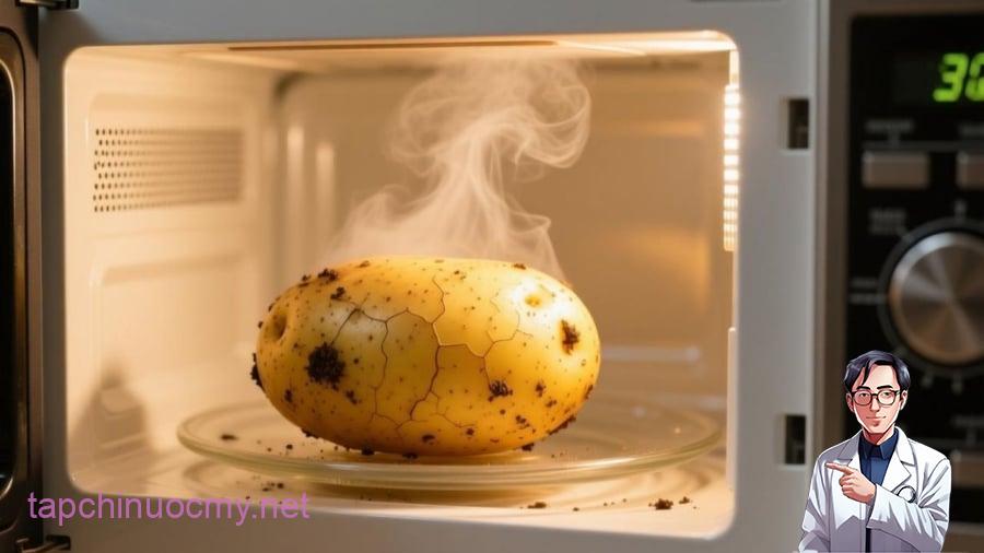 Khoai tây là một trong những thực phẩm không nên làm nóng bằng lò vi sóng.