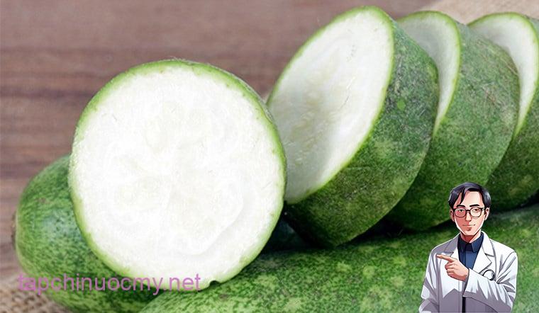 Bí đao chỉ chứa khoảng 10 calo, đúng nghĩa là một loại rau 