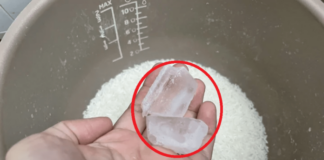 Bỏ 2 viên đá lạnh vào nồi cơm công dụng “vàng 10”, ai đọc xong cũng muốn thử