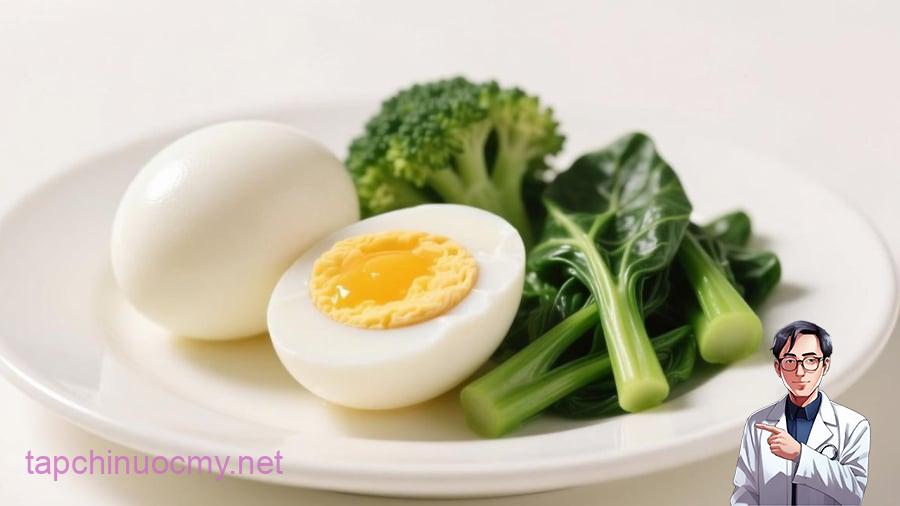 Trứng kết hợp với với rau mang lại nhiều lợi ích trong việc hỗ trợ giảm cân.
