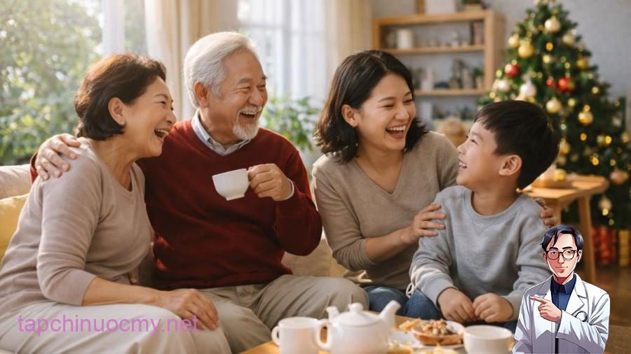 Trong nhà nhiều tiếng cười vui là phúc đến