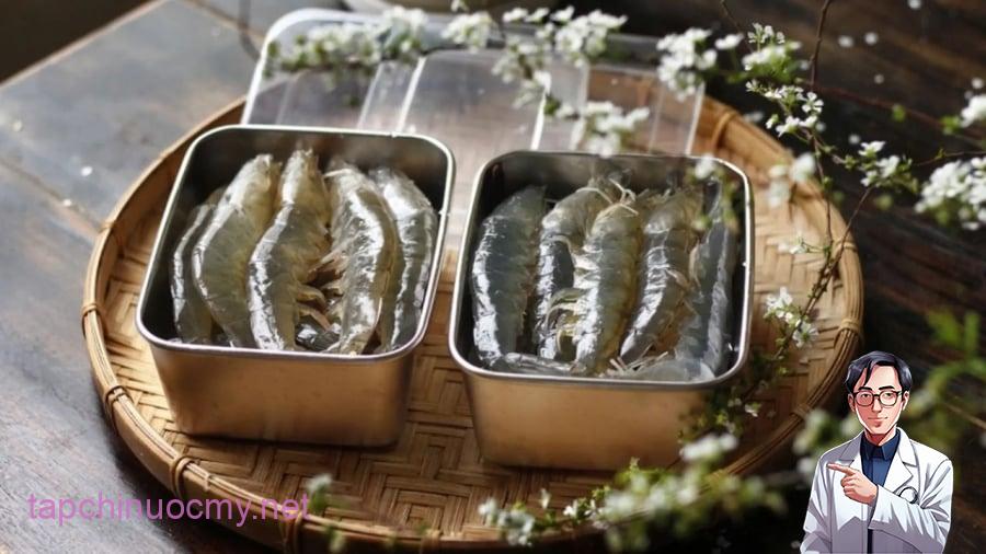 Bạn có thể bảo quản tôm với đường để giữ độ tươi ngon.