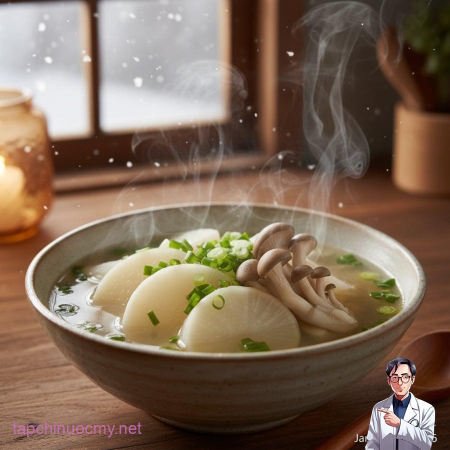 Ưu tiên rau nấu chín trong mùa lạnh giúp cơ thể dễ hấp thu, hạn chế táo bón và cảm giác ì trệ.