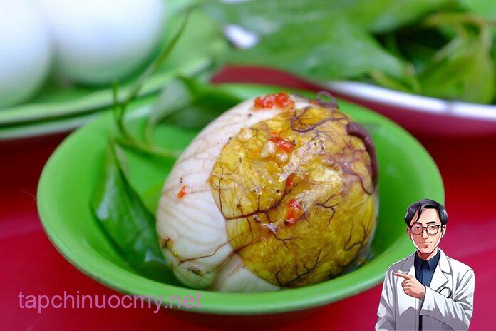 Phần bổ nhất của trứng vịt lộn mà trứng thường không có, nhiều người bỏ đi vì sợ