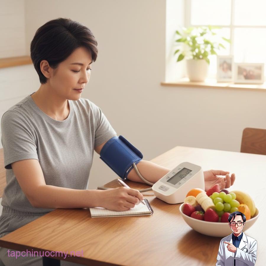Đo huyết áp định kỳ kết hợp điều chỉnh chế độ ăn giúp kiểm soát chỉ số an toàn hơn.