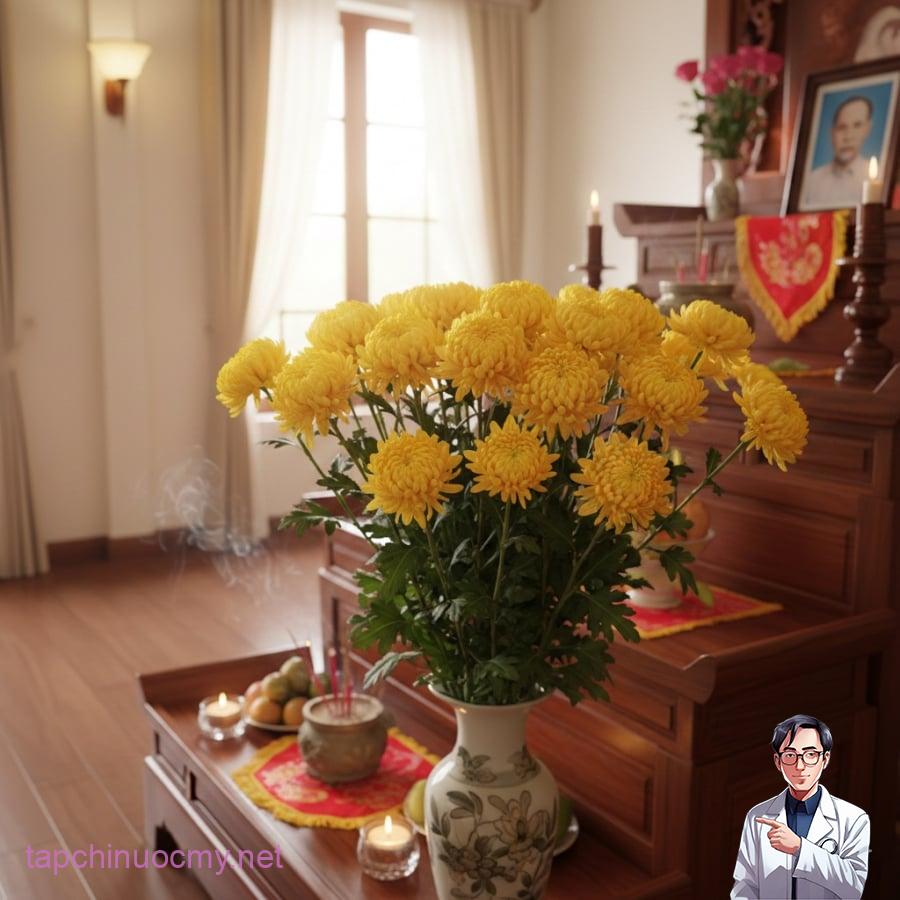 Hoa tươi trên bàn thờ nên được thay sau 3–5 ngày để giữ sự trang nghiêm và thanh sạch.