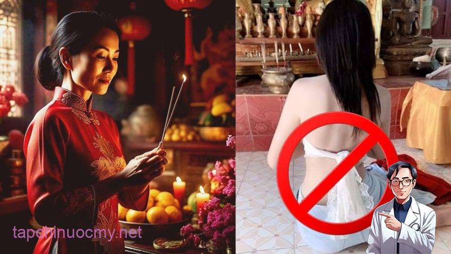 Chùa chiền là nơi thanh tịnh, trang béo, vì vậy trang phục cần kín, lịch sự