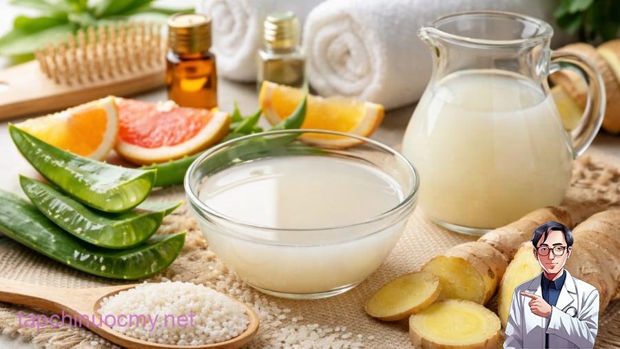 Nước vo gạo có nhiều dưỡng chất nuôi tóc