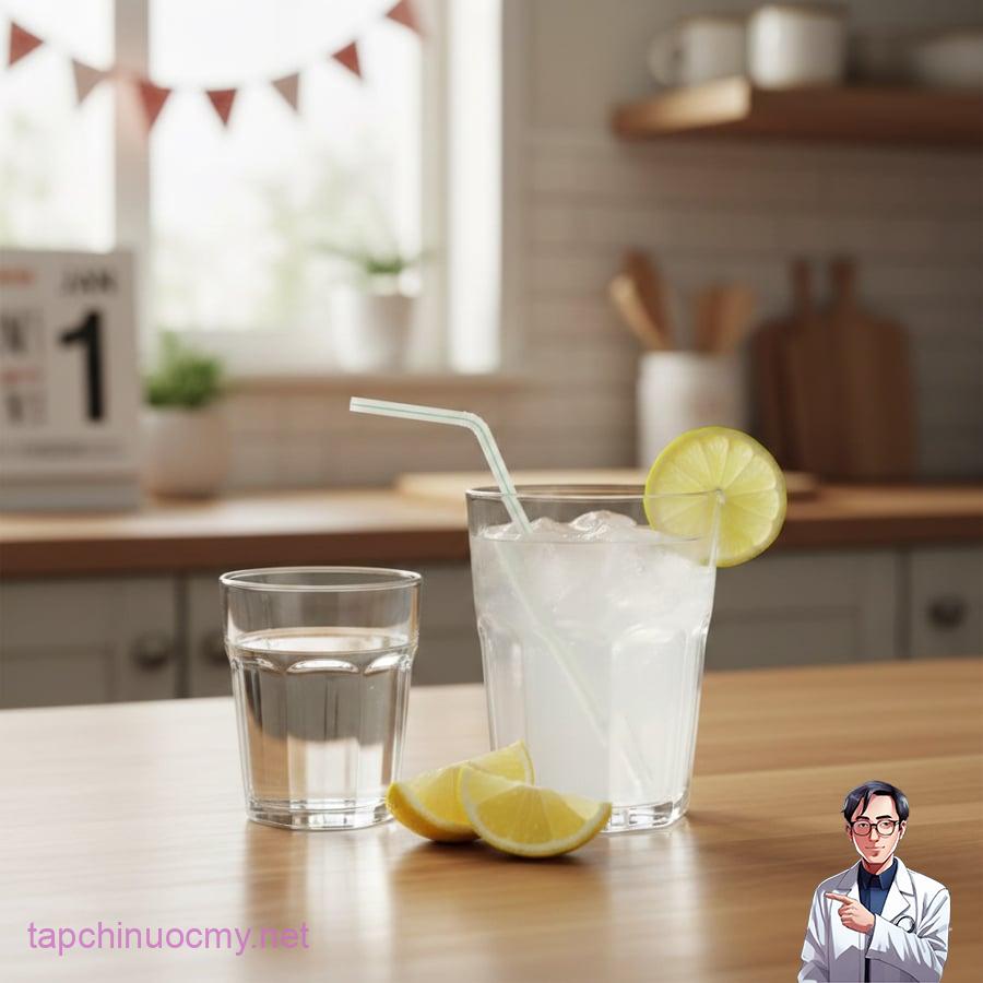 Uống đủ nước và bổ sung nước dừa giúp cơ thể cân bằng lại sau những bữa ăn nhiều đạm, rượu bia.