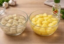 Vì sao đầu bếp luôn thêm giấm khi nấu khoai tây? Bí quyết đơn giản giúp khoai bở tơi, không thâm đen