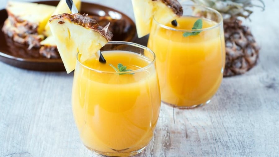 2 khung giờ vàng uống nước ép dứa giảm cân cấp tốc, không hại dạ dày