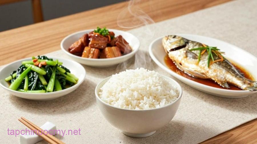 Vì loại bỏ hoàn toàn cơm trắng khỏi chế độ ăn uống nên bạn nên điều chỉnh lại lượng cơm ăn mỗi ngày cho phù hợp để hỗ trợ duy trì cân nặng hợp lý mà không làm ảnh hưởng đến sức khỏe.