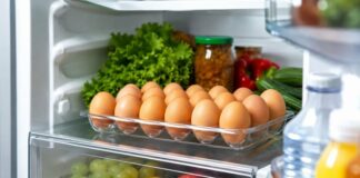 Cất trứng ở cánh cửa tủ lạnh là sai lầm, vì sao?