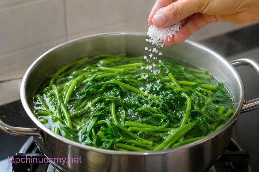 Thả trôi vào rau xanh mướt