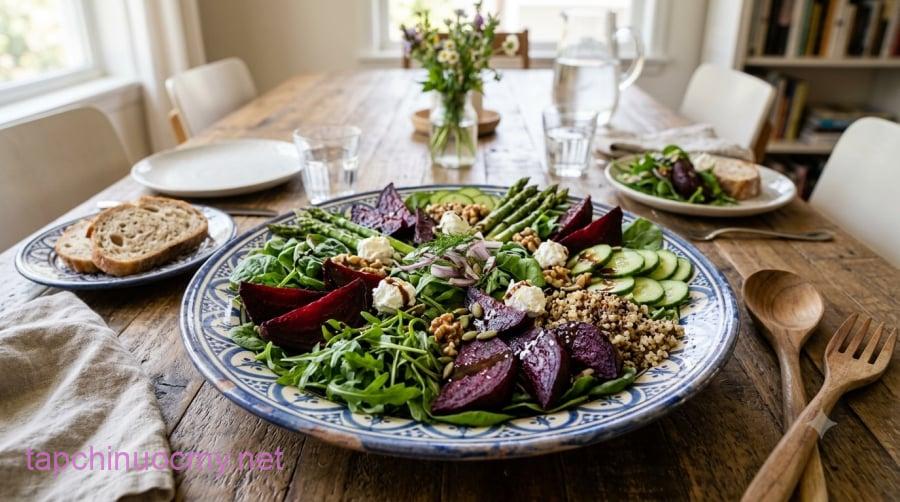 Củ dền có thể hấp, nướng, làm salad hoặc chế biến thành nhiều món ăn khác nhau.